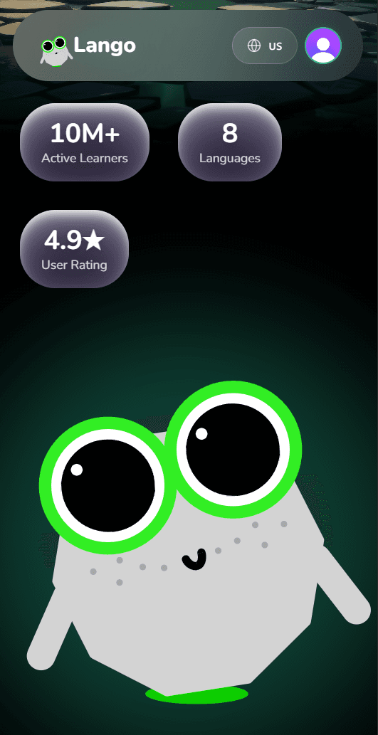 Lango App Screen Secondary